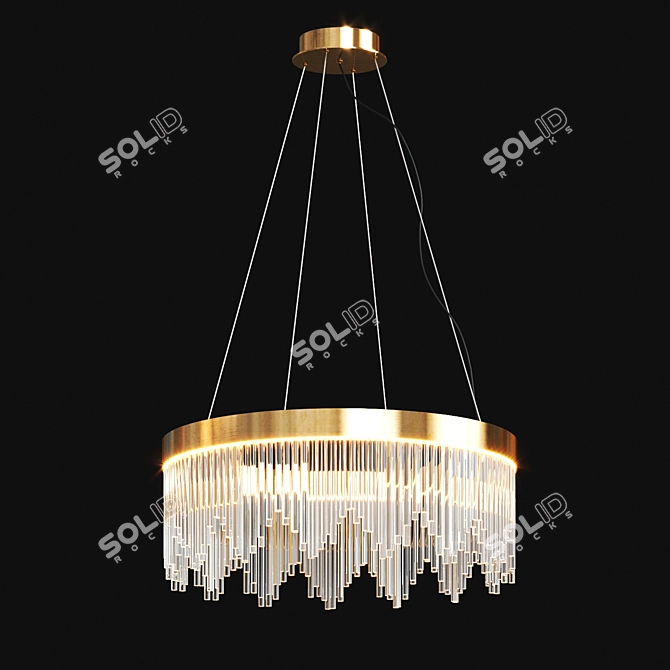Enchanting Romatti Fairytale Lighting Chandelier 3D model image 4