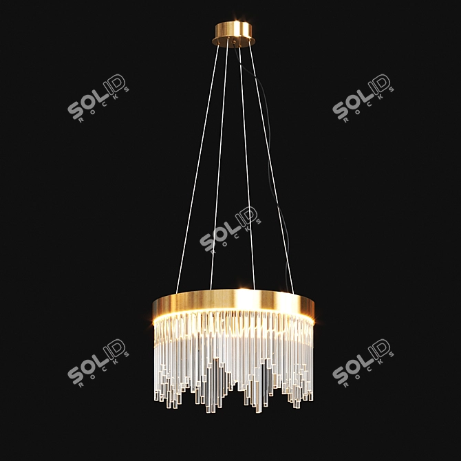 Enchanting Romatti Fairytale Lighting Chandelier 3D model image 5