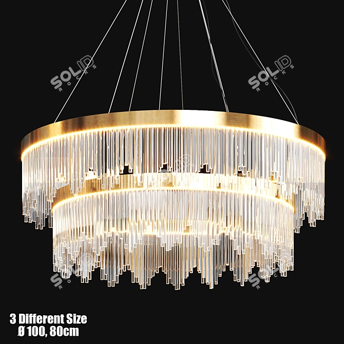 Enchanted Fairytale Metal Glass Combo 3D model image 1