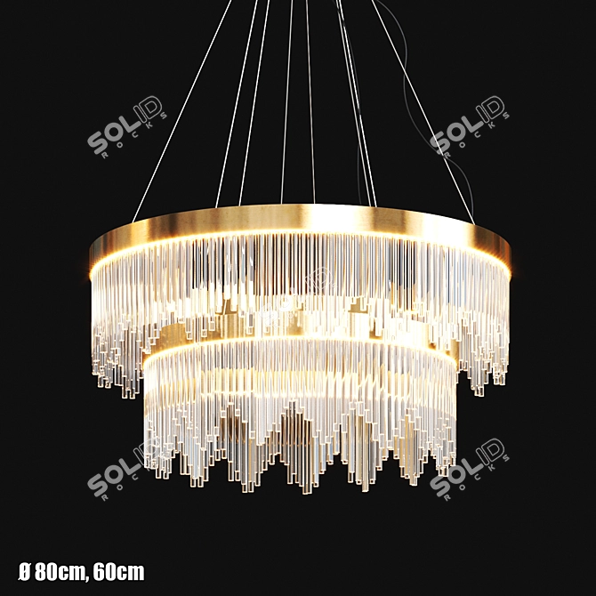 Enchanted Fairytale Metal Glass Combo 3D model image 2