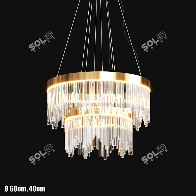 Enchanted Fairytale Metal Glass Combo 3D model image 3