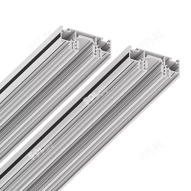 SLIM Track 01 Low-profile Lighting 3D model image 2