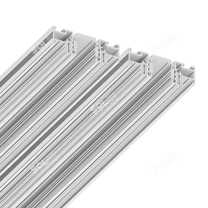 SLIM Track 01 Low-profile Lighting 3D model image 4