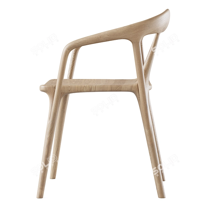 Savanna Chair Dub-Ton Natural 3D model image 3