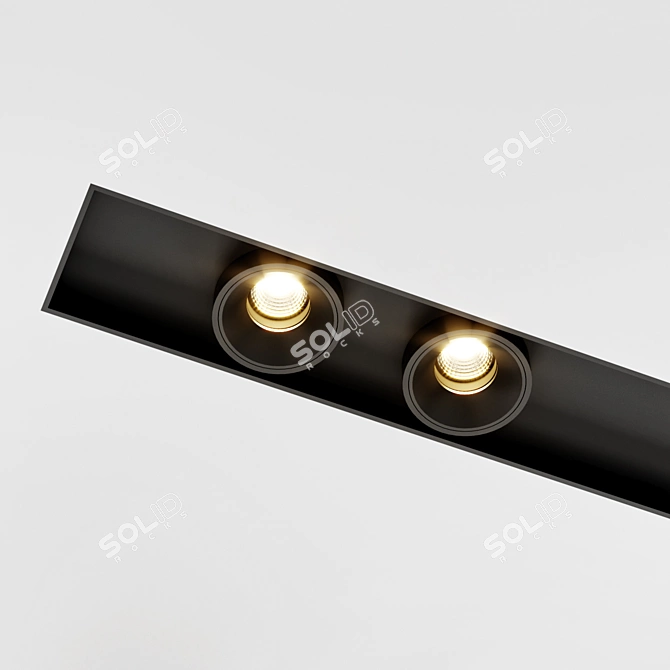 Modern Light Fixture Set Kit 3D model image 5