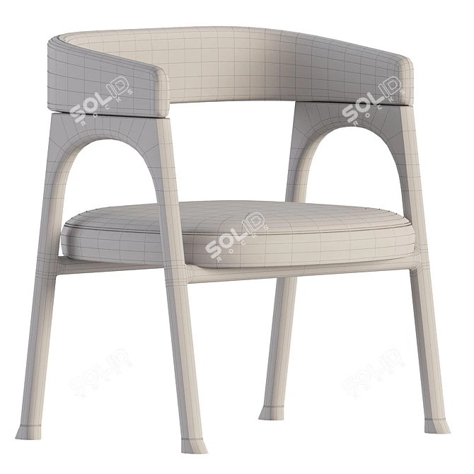 Modern Baxter Corinne Chair Design 3D model image 6