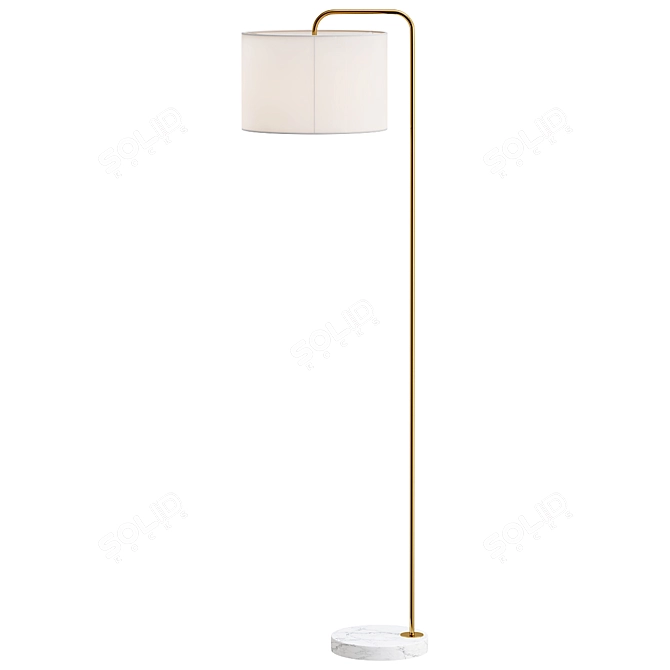  Randers Floor Lamp 3D Model 3D model image 1