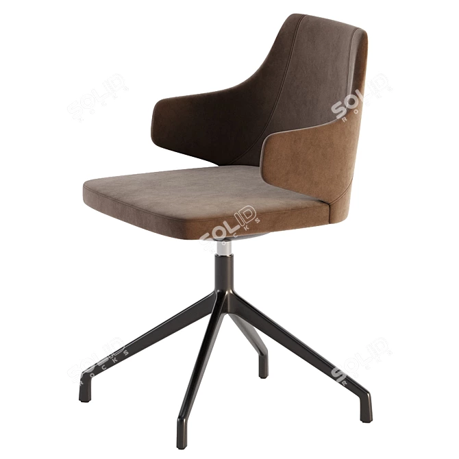 Modern Cattelan Wendy Chair 3D model image 4