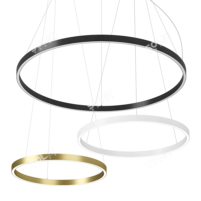 ZIRKOL C Pendant Lighting Collection 3D model image 2