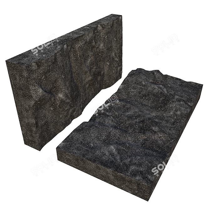 Rocky Quick Panels: Customized Wall Panels 3D model image 1