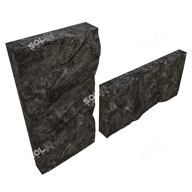 Rocky Quick Panels: Customized Wall Panels 3D model image 2