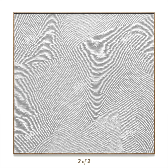 Abstract Square Frame Set 3D 3D model image 2