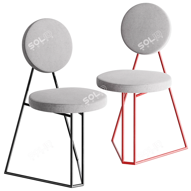 Modern Ergonomic Lokki Chair 3D model image 1