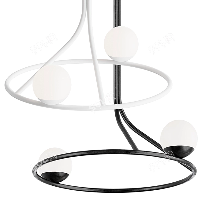 Linear Pendant Light 3D model image 2