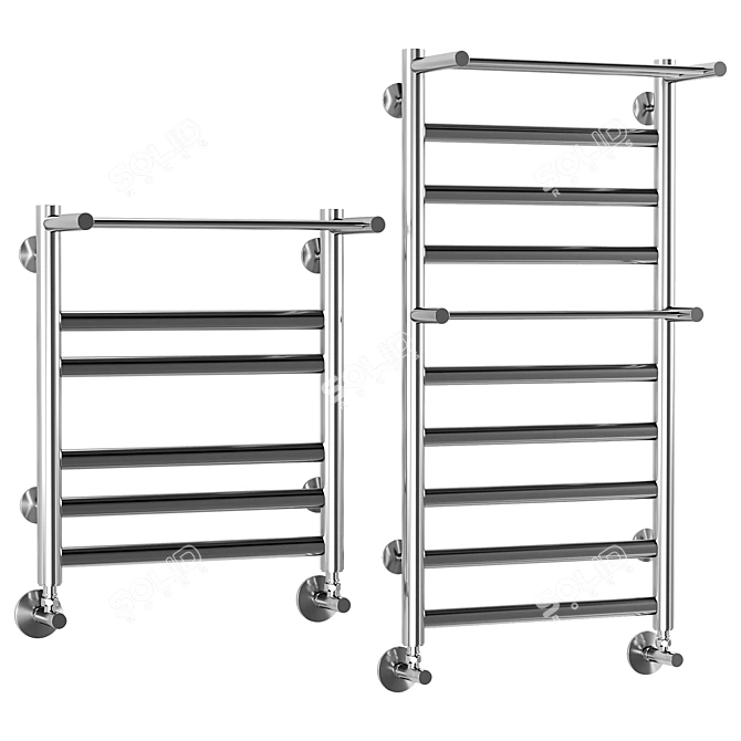 Hydronic Towel Heater Terminus Hendrix 3D model image 1