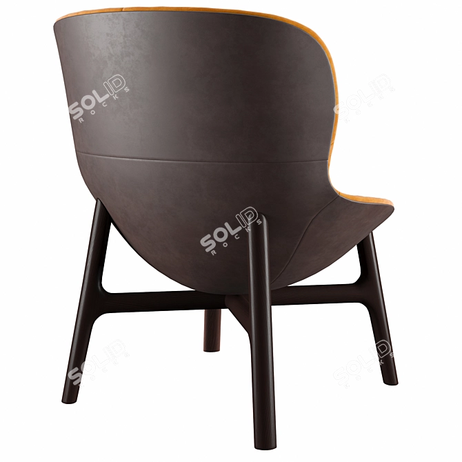 Elegant Softy Armchair for 3ds Max 3D model image 4