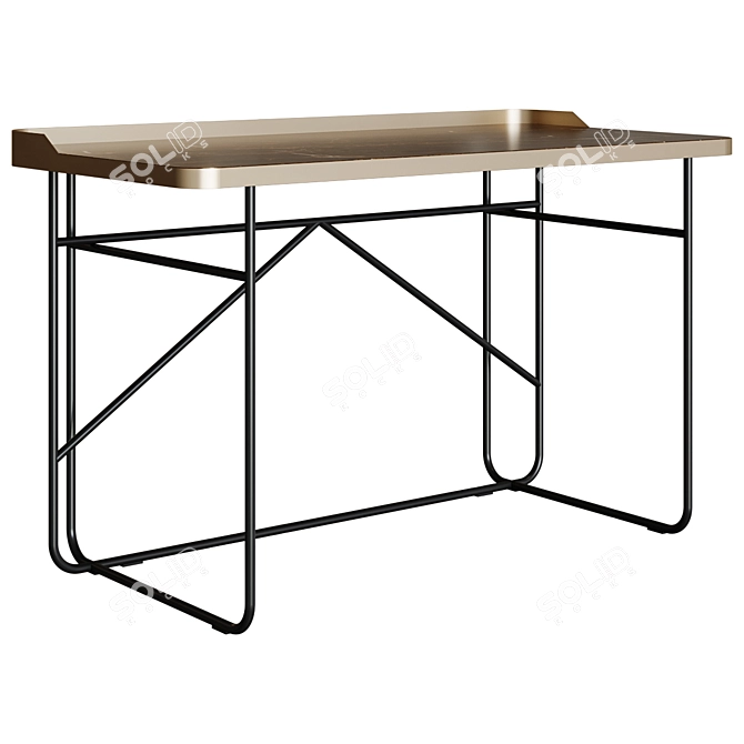 Wolf Keramik Writing Desk| CATTELAN ITALIA 3D model image 2