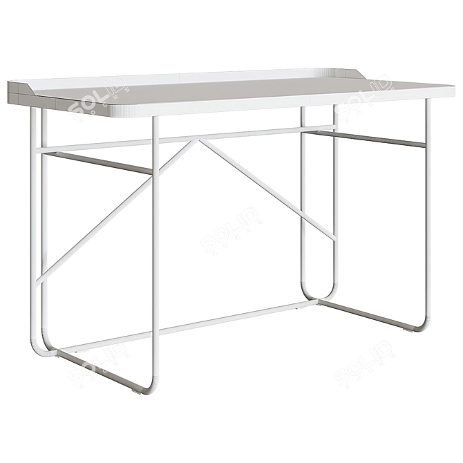 Wolf Keramik Writing Desk| CATTELAN ITALIA 3D model image 3