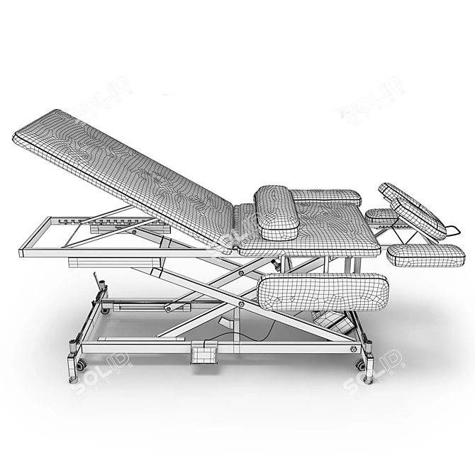 Professional Electric Massage Table 3D model image 4