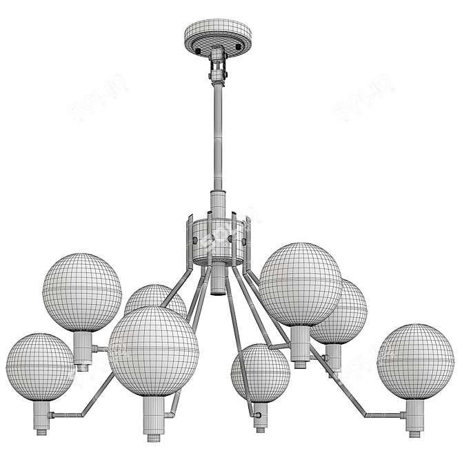 Modern Minimalist Design Lamp 3D model image 2