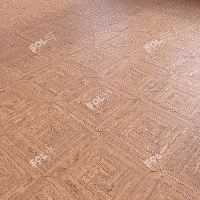  Modular Wood Floor Model 3D model image 2