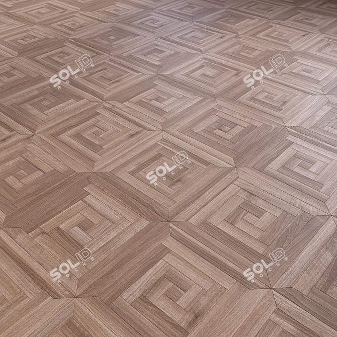  Modular Wood Floor Model 3D model image 3