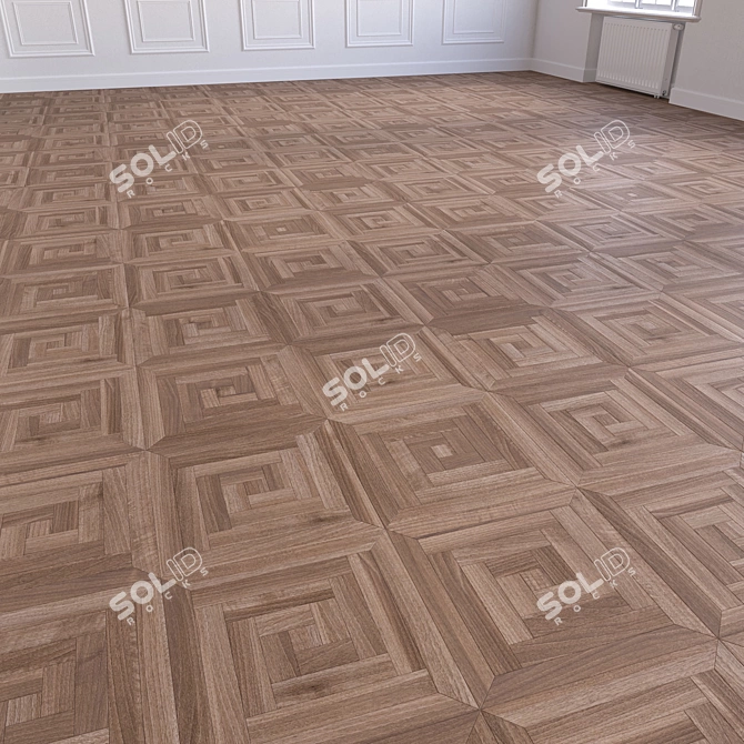  Modular Wood Floor Model 3D model image 5