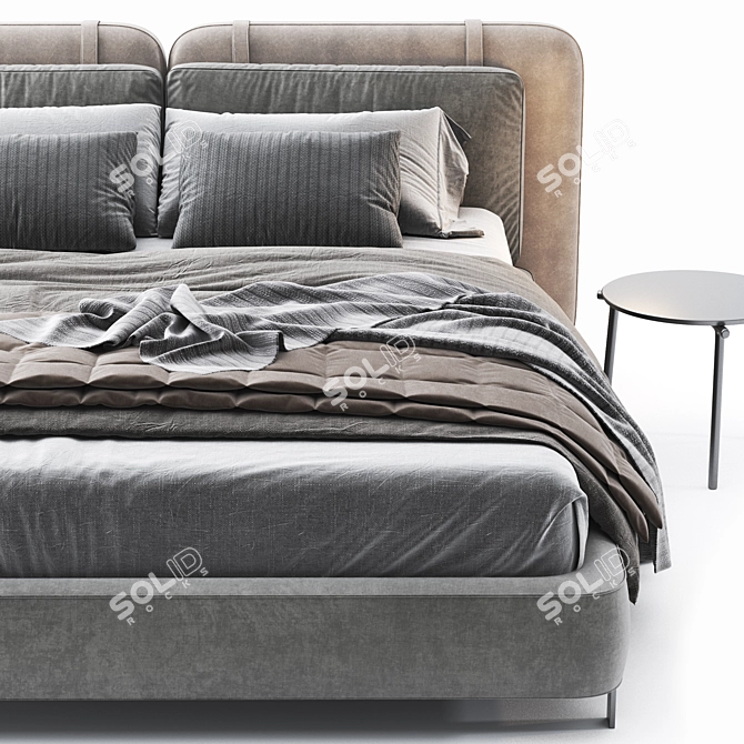 Minotti Tatlin Flat Bed 3D 3D model image 3