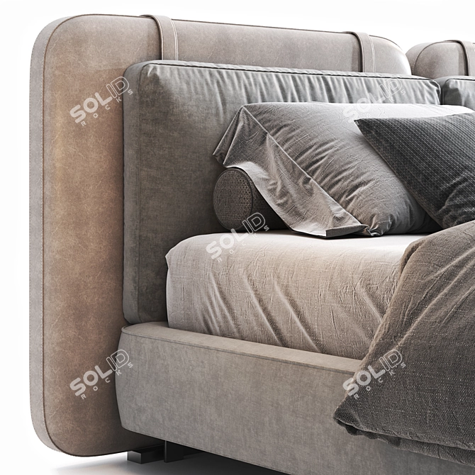 Minotti Tatlin Flat Bed 3D 3D model image 4