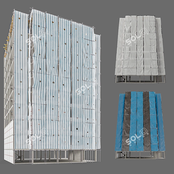 Ultimate Low-Poly Facade Collection 3D model image 1