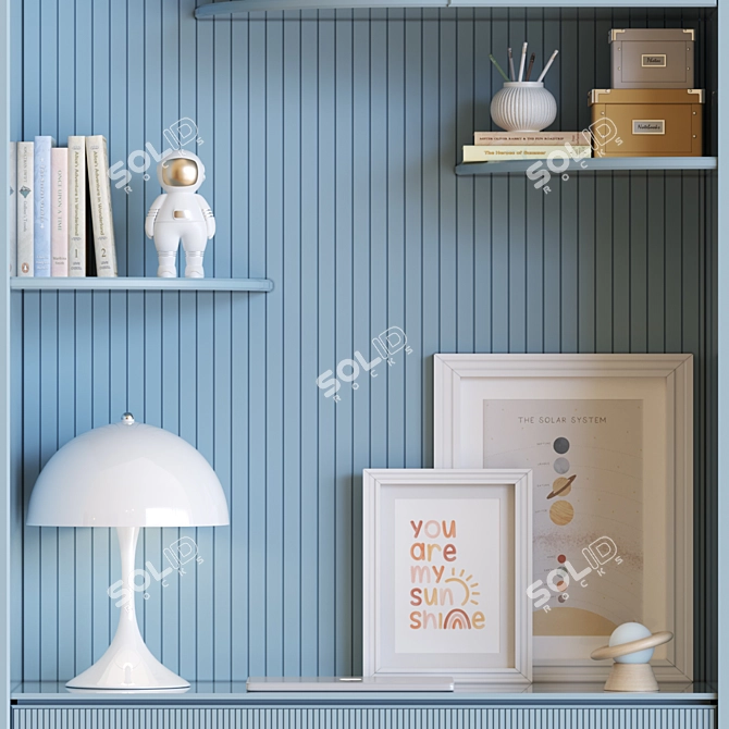 Cosmic Musician Room Decor 3D model image 3