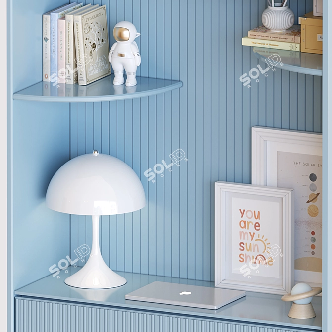 Cosmic Musician Room Decor 3D model image 6