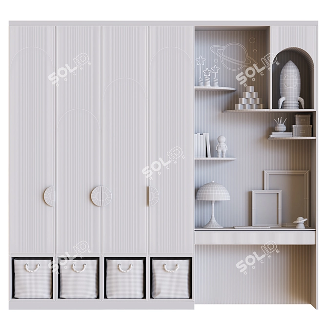 Cosmic Musician Room Decor 3D model image 7