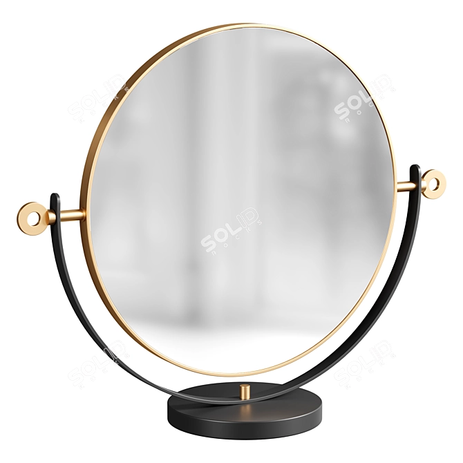 Elegant Ilario Mirror by Mingardo. 3D model image 1