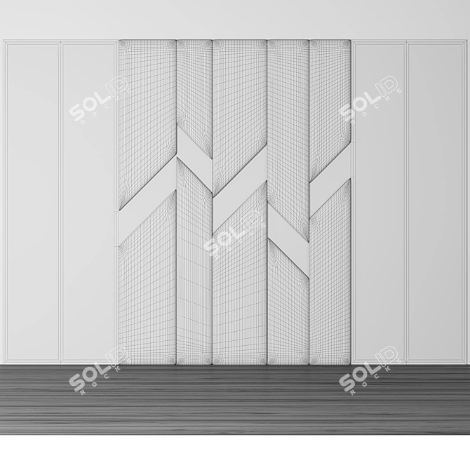 Decorative Panel 3Ds Max 2013 3D model image 3