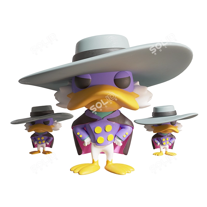 Darkwing Duck Funko Pop Vinyl 3D model image 1