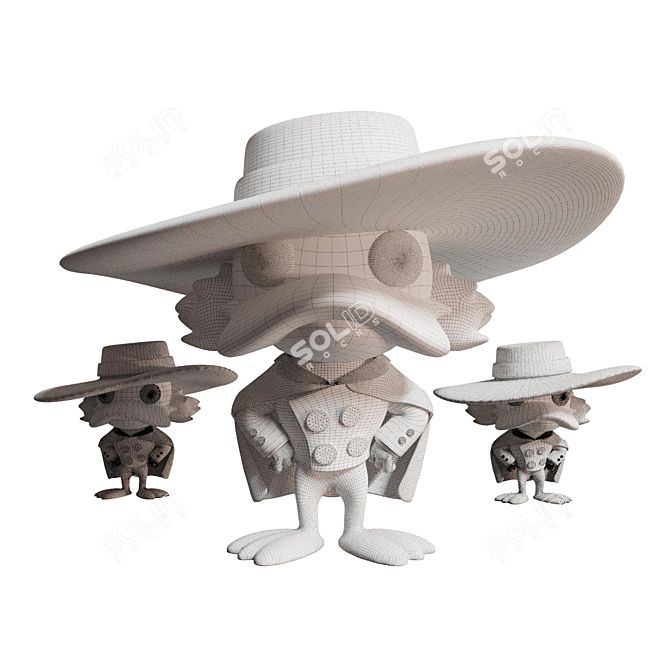 Darkwing Duck Funko Pop Vinyl 3D model image 2