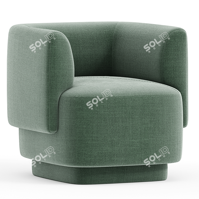 Modern Comfort Lounge Chair, Phase Design 3D model image 1