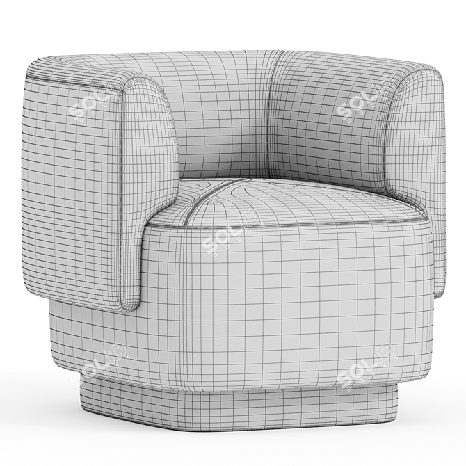 Modern Comfort Lounge Chair, Phase Design 3D model image 2