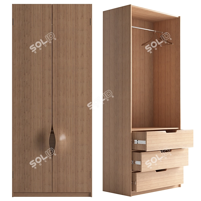 Multi-Purpose Wardrobe Organizer 3D model image 1