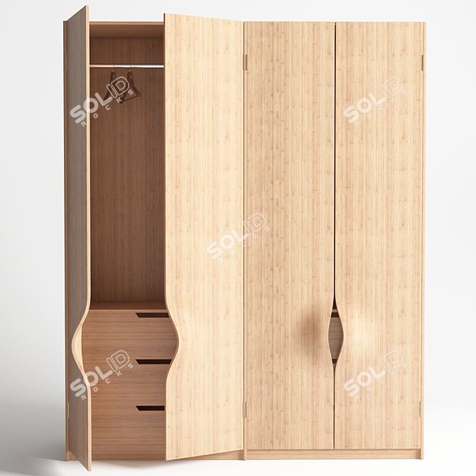 Multi-Purpose Wardrobe Organizer 3D model image 2