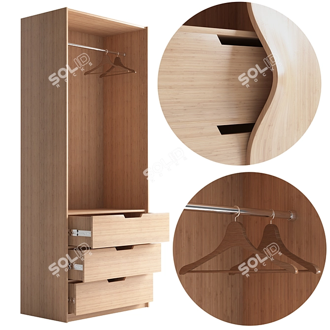 Multi-Purpose Wardrobe Organizer 3D model image 4