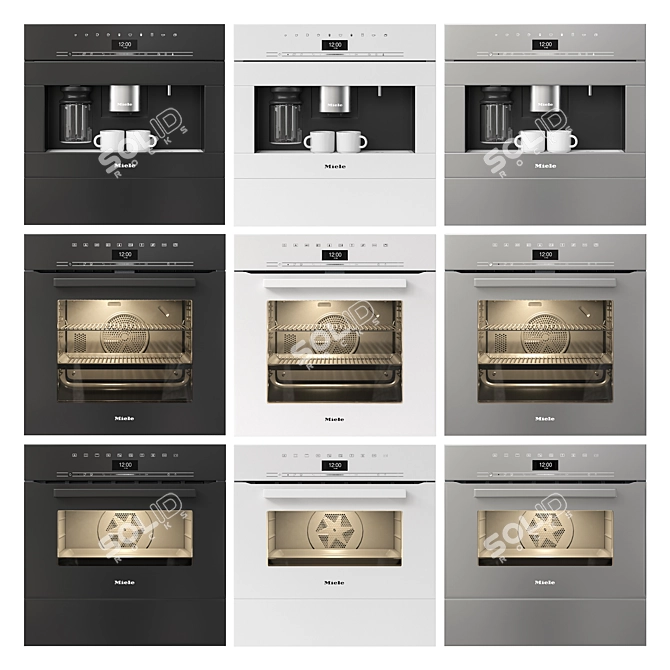 Miele 01 Appliances | UV Mapped 3D model image 6