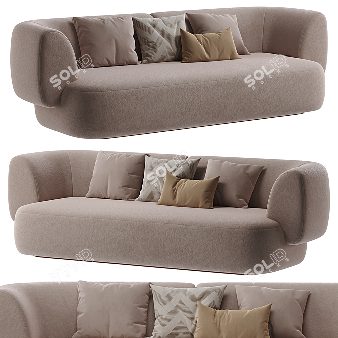 Cozy 2014 Hug Sofa Set 3D model image 1