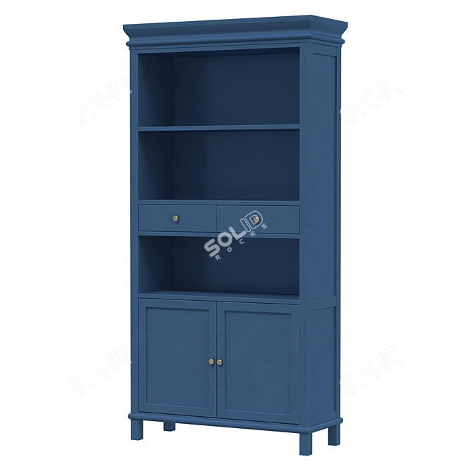 Versatile Jules Verne Shelving Unit 3D model image 1