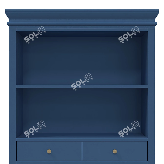 Versatile Jules Verne Shelving Unit 3D model image 3