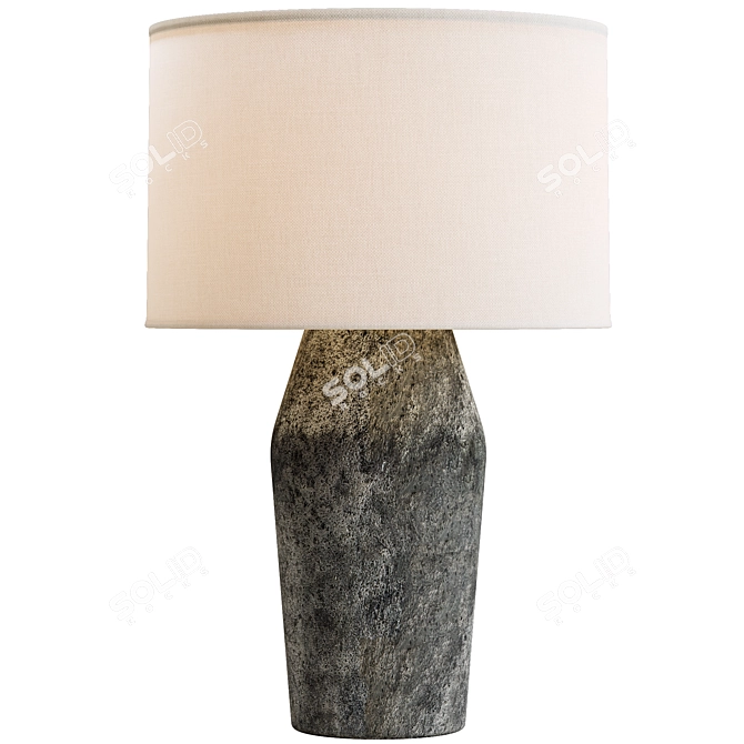 Moonstone Artifact Lamp Fixture 3D model image 1