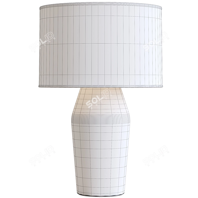 Moonstone Artifact Lamp Fixture 3D model image 2