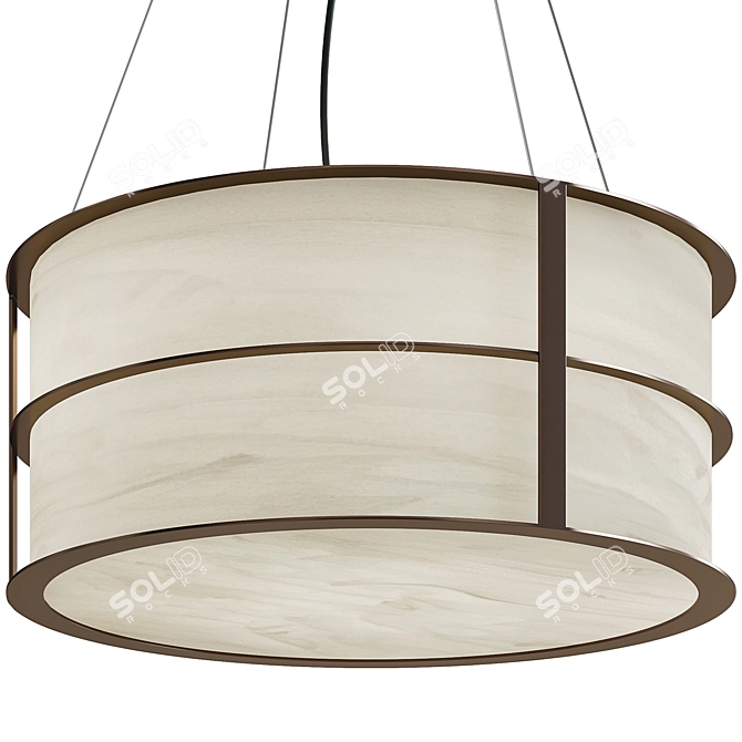 Modern Pendant Lighting Fixture 3D model image 1