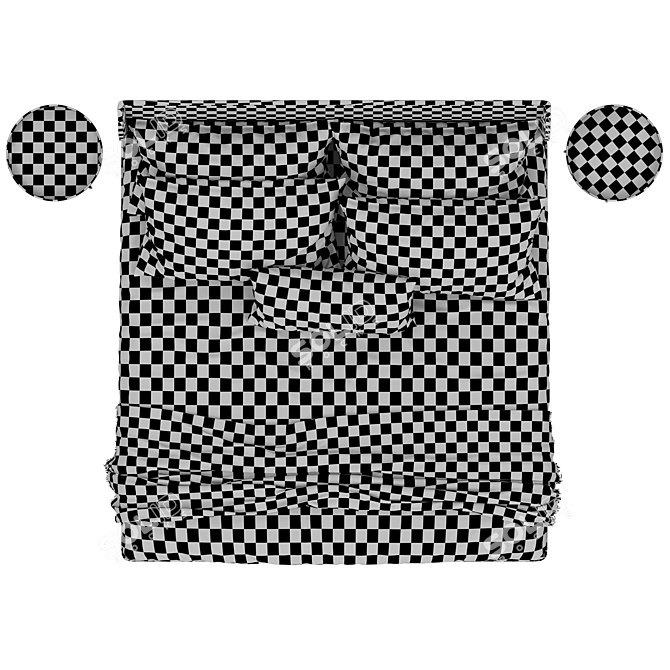 Bolzan Gabri Bed: Italian Elegance 3D model image 5